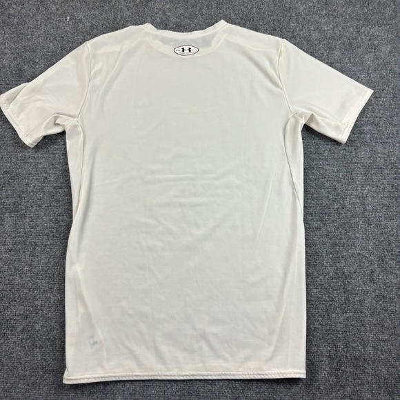 UNDER ARMOUR Men’s White Short Sleeve Heat Gear Shirt size: XXL - Picture 2 of 6